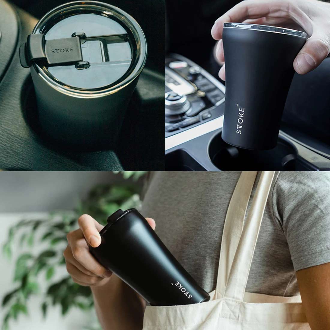 ストーク サステナブルカップ タンブラー 12oz L 密閉蓋 保温