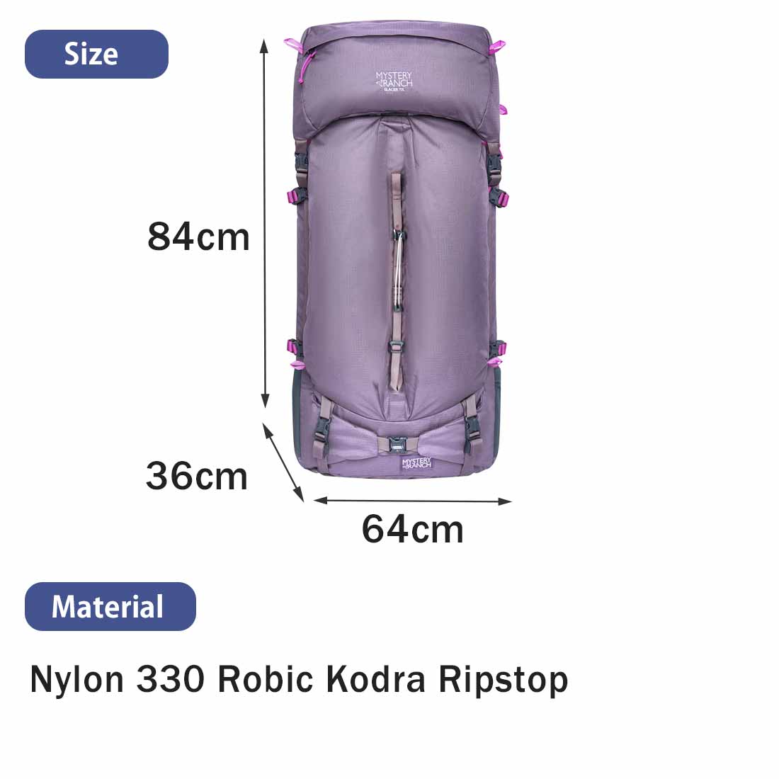 ミステリーランチ グレーシャー 70 Ws バックパック リュックサック