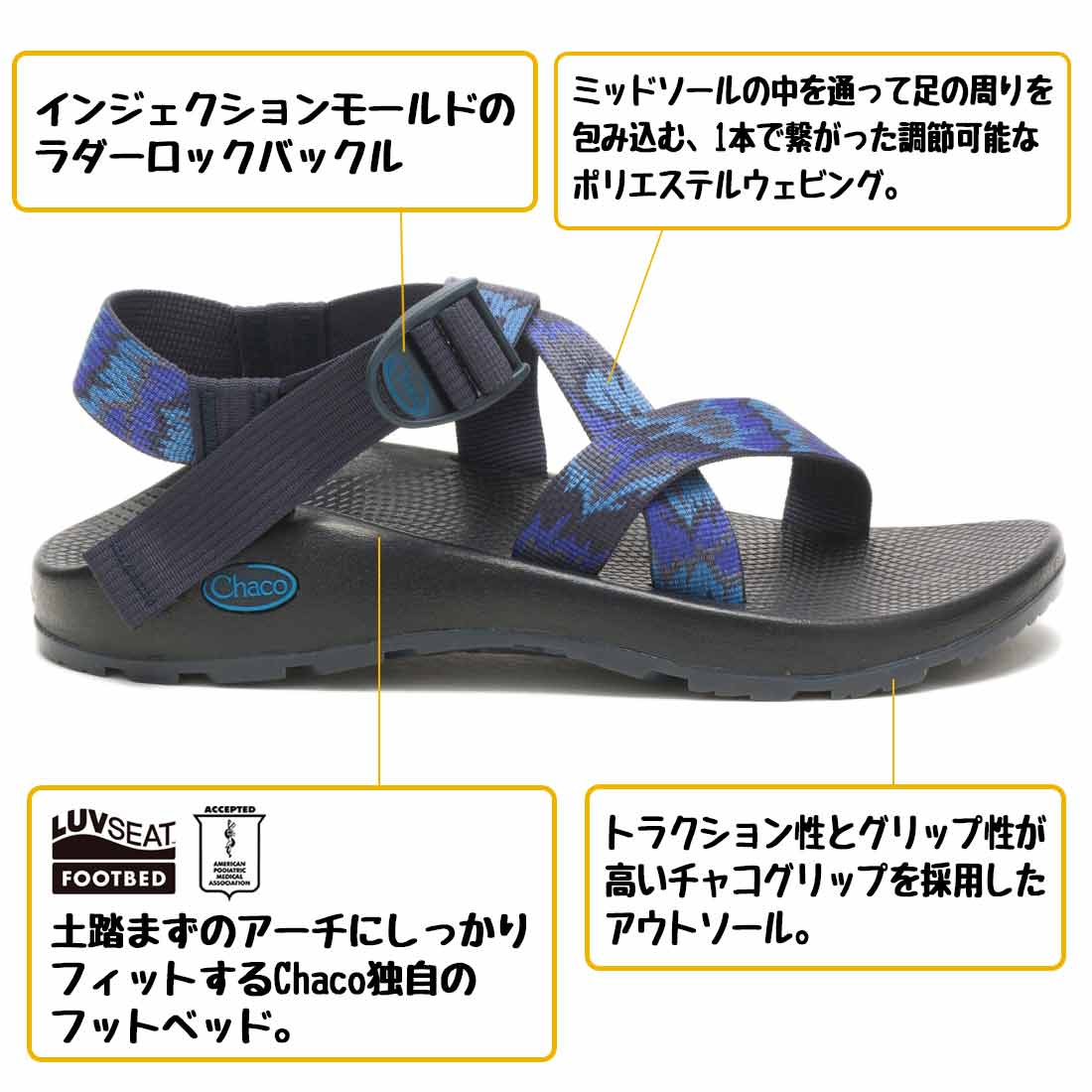 チャコ Ms メンズ Z1 クラシック メンズ サンダル チャコサン