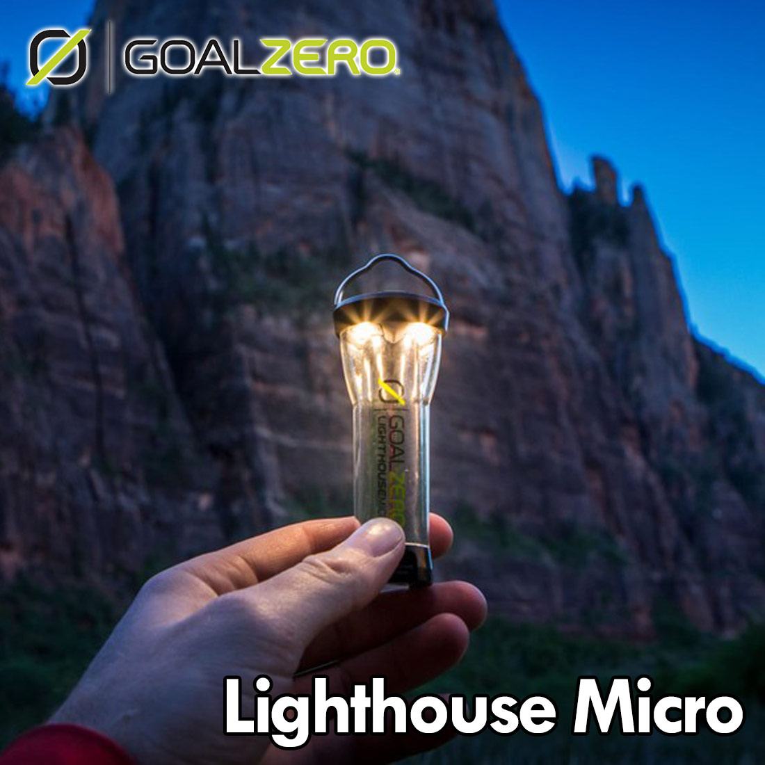 GOAL ZERO - ゴールゼロ ライトハウス マイクロ ゴールゼロ マイクロ led ランタン Goal Zero LEDランタンLIGHTHOUSE MICRO FLASH - GOALZERO