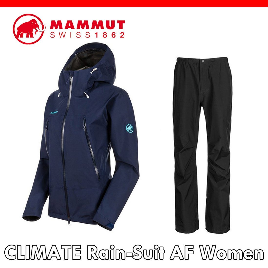 【新品】MAMMUT CLIMATE Rain Suit AF Women  M