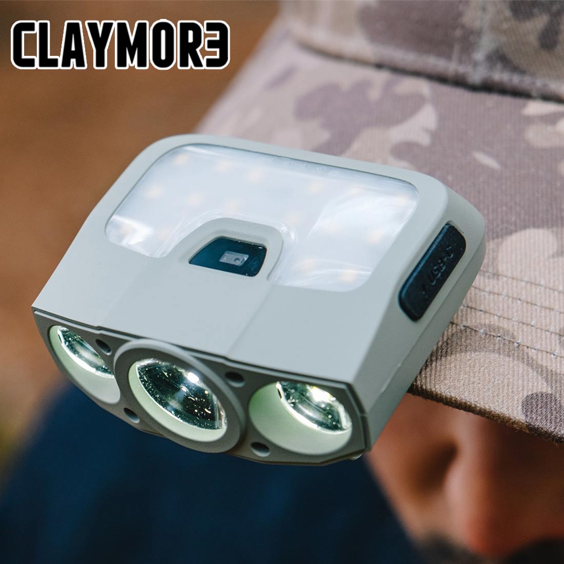 クレイモア キャップオン 200H LED ヘッドライト クリップライト 国内