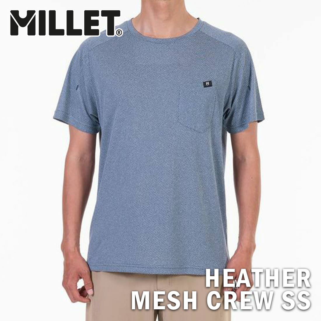 ミレー　メッシュTシャツ　３枚セット MILLET ミレー Millet ヘザー メッシュ クルー ショート